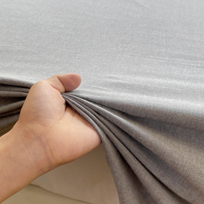 91家纺网 家纺一手货源 找家纺 恋人优选 2026新款全棉纯棉色织床单单床单床单单件 浅灰