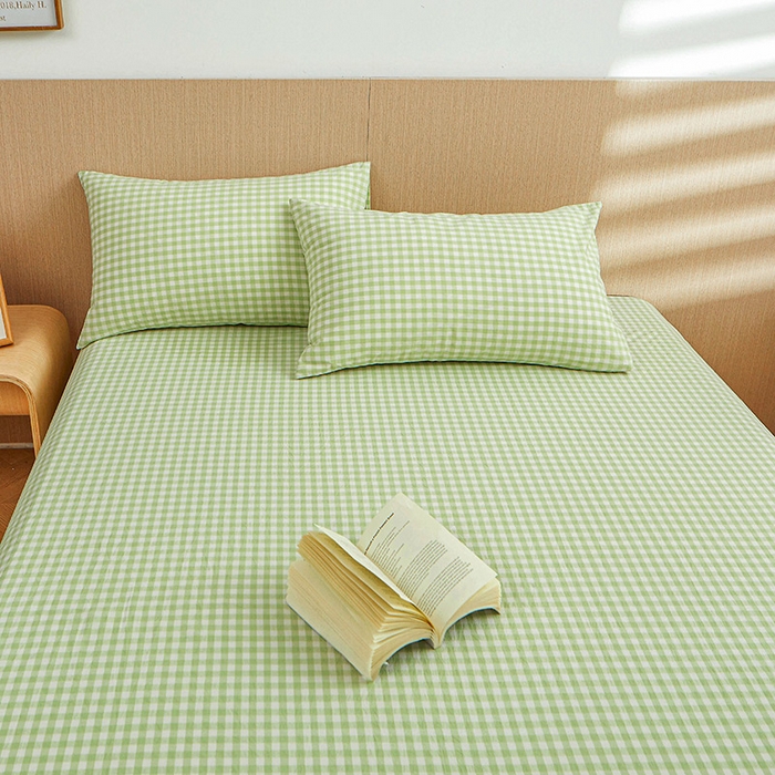 91家纺网 家纺一手货源 找家纺 恋人优选 2026新款全棉纯棉色织床单单床单床单单件 糖果格