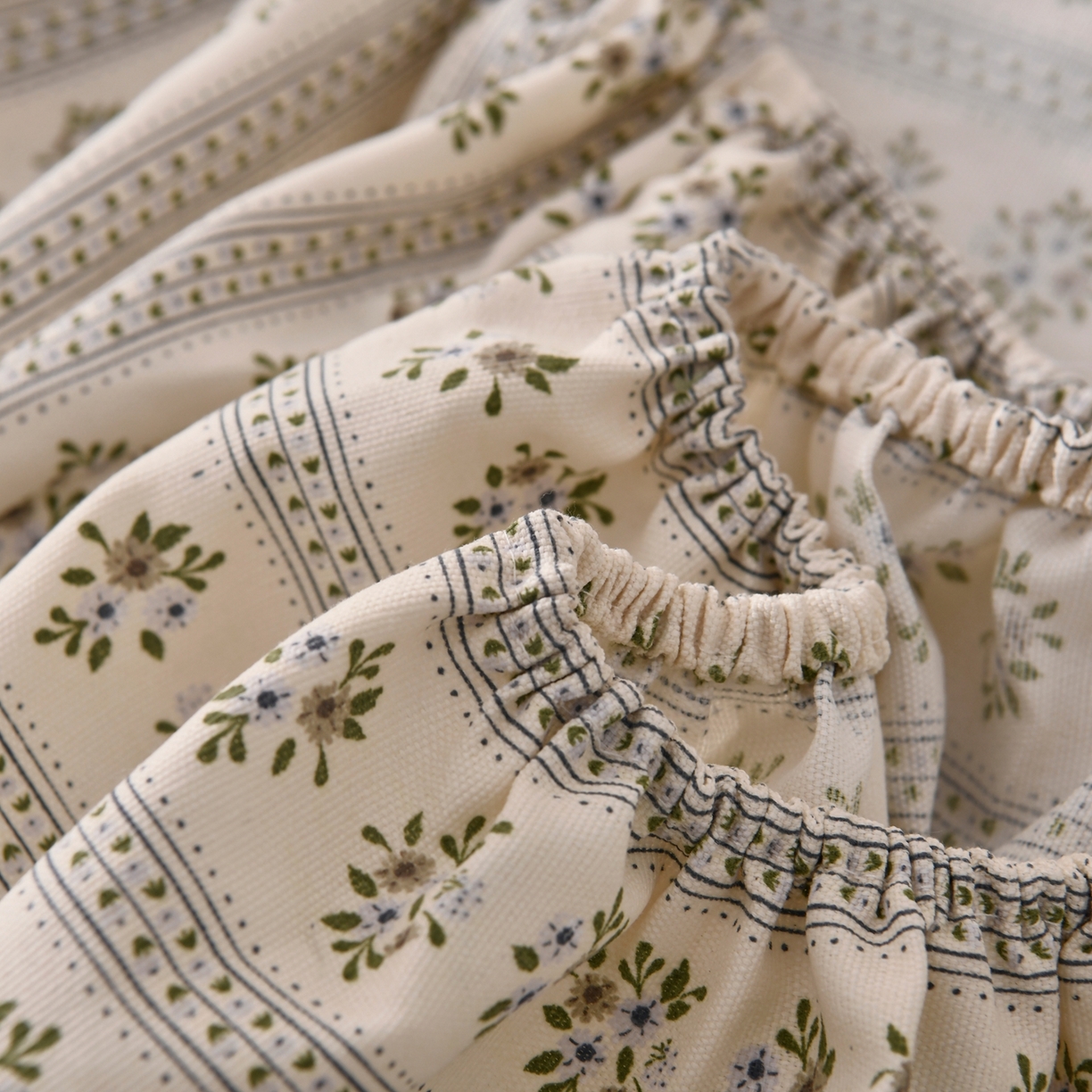 91家纺网 家纺一手货源 找家纺 （总）悠米悠家 2026新款工艺款印花老粗布床笠单品床笠床笠单件凉席席子