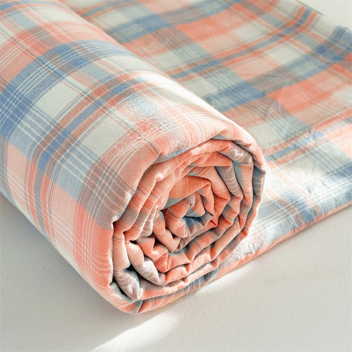 91家纺网 家纺一手货源 找家纺 恋人优选 2026新款全棉纯棉色织床单单床单床单单件 星空桔