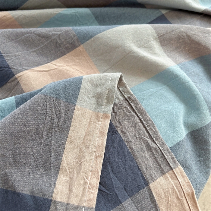 91家纺网 家纺一手货源 找家纺 恋人优选 2026新款全棉纯棉色织床单单床单床单单件 英伦-兰