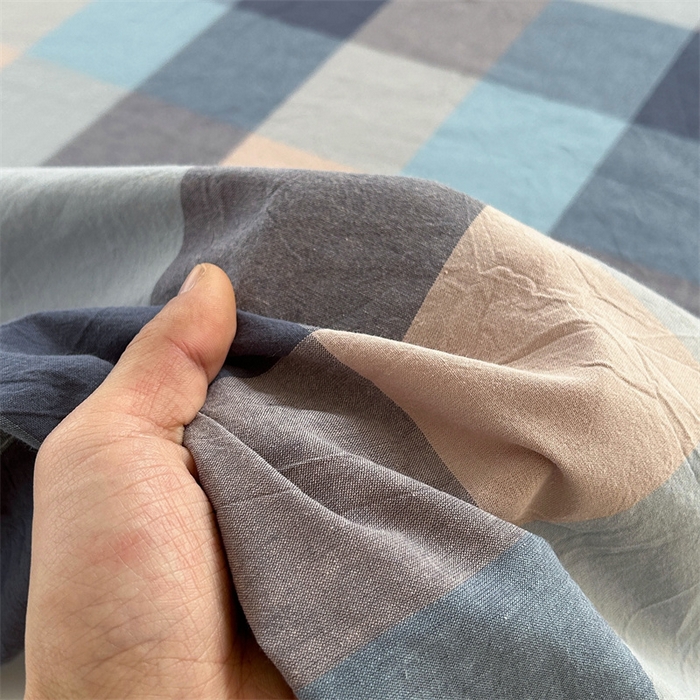 91家纺网 家纺一手货源 找家纺 恋人优选 2026新款全棉纯棉色织床单单床单床单单件 英伦-兰