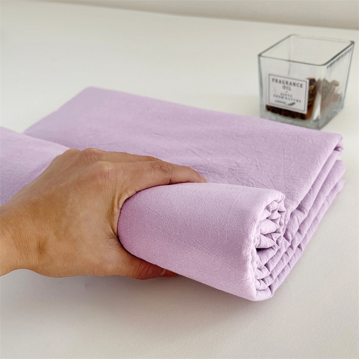 91家纺网 家纺一手货源 找家纺 恋人优选 2026新款全棉纯棉色织床单单床单床单单件 紫色