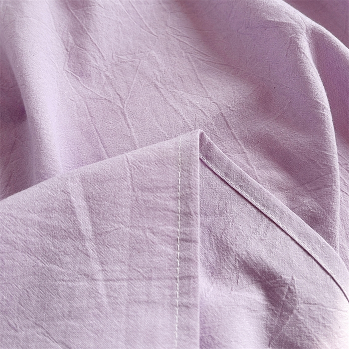 91家纺网 家纺一手货源 找家纺 恋人优选 2026新款全棉纯棉色织床单单床单床单单件 紫色