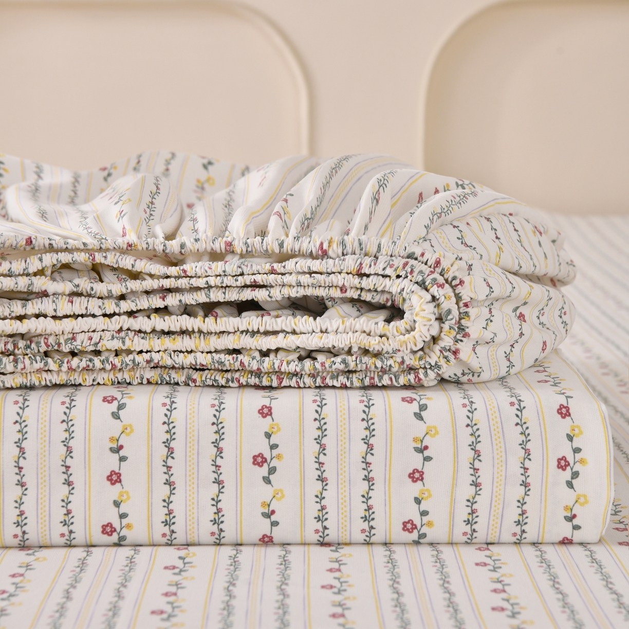 91家纺网 家纺一手货源 找家纺 （总）悠米悠家 2026新款工艺款印花老粗布床笠单品床笠床笠单件凉席席子