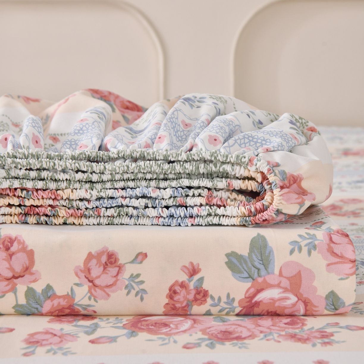 91家纺网 家纺一手货源 找家纺 （总）悠米悠家 2026新款工艺款印花老粗布床笠单品床笠床笠单件凉席席子