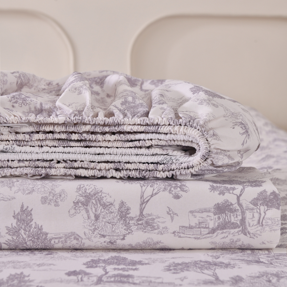 91家纺网 家纺一手货源 找家纺 （总）悠米悠家 2026新款工艺款印花老粗布床笠单品床笠床笠单件凉席席子