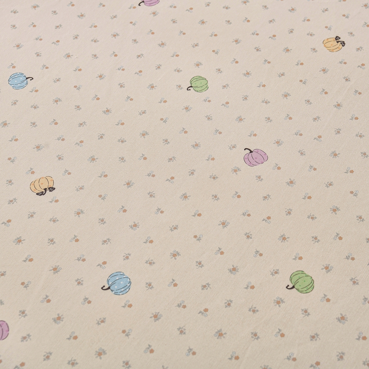 91家纺网 家纺一手货源 找家纺 悠米悠家 2026新款工艺款印花老粗布床笠单品床笠床笠单件凉席席子 浅禾南瓜记