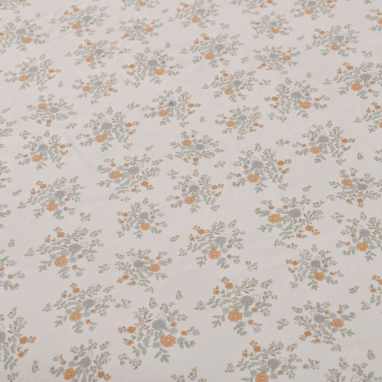 91家纺网 家纺一手货源 找家纺 悠米悠家 2026新款工艺款印花老粗布床笠单品床笠床笠单件凉席席子 秋野小雏菊