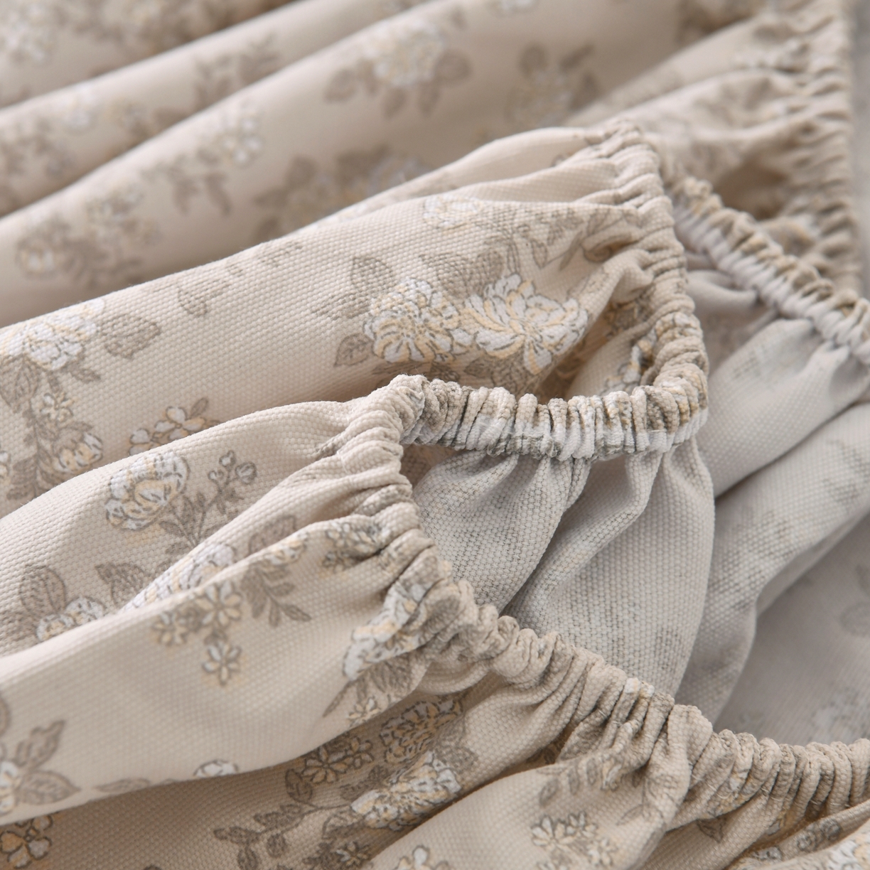 91家纺网 家纺一手货源 找家纺 悠米悠家 2026新款工艺款印花老粗布床笠单品床笠床笠单件凉席席子 森系小野菊