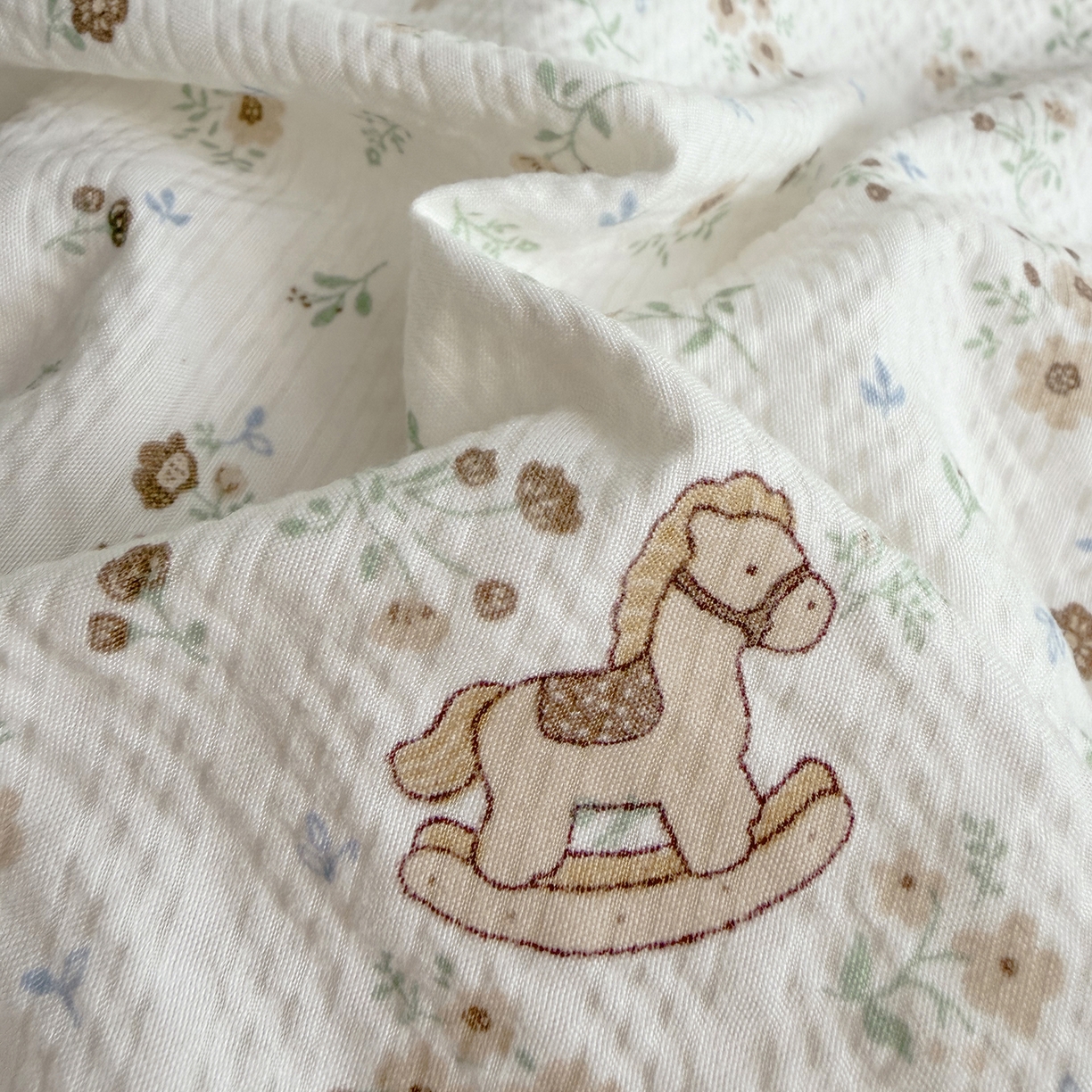 91家纺网 家纺一手货源 找家纺 （总）悠米悠家 2026春夏新款高克重A类泡芙纱泡泡皱皱纱四件套