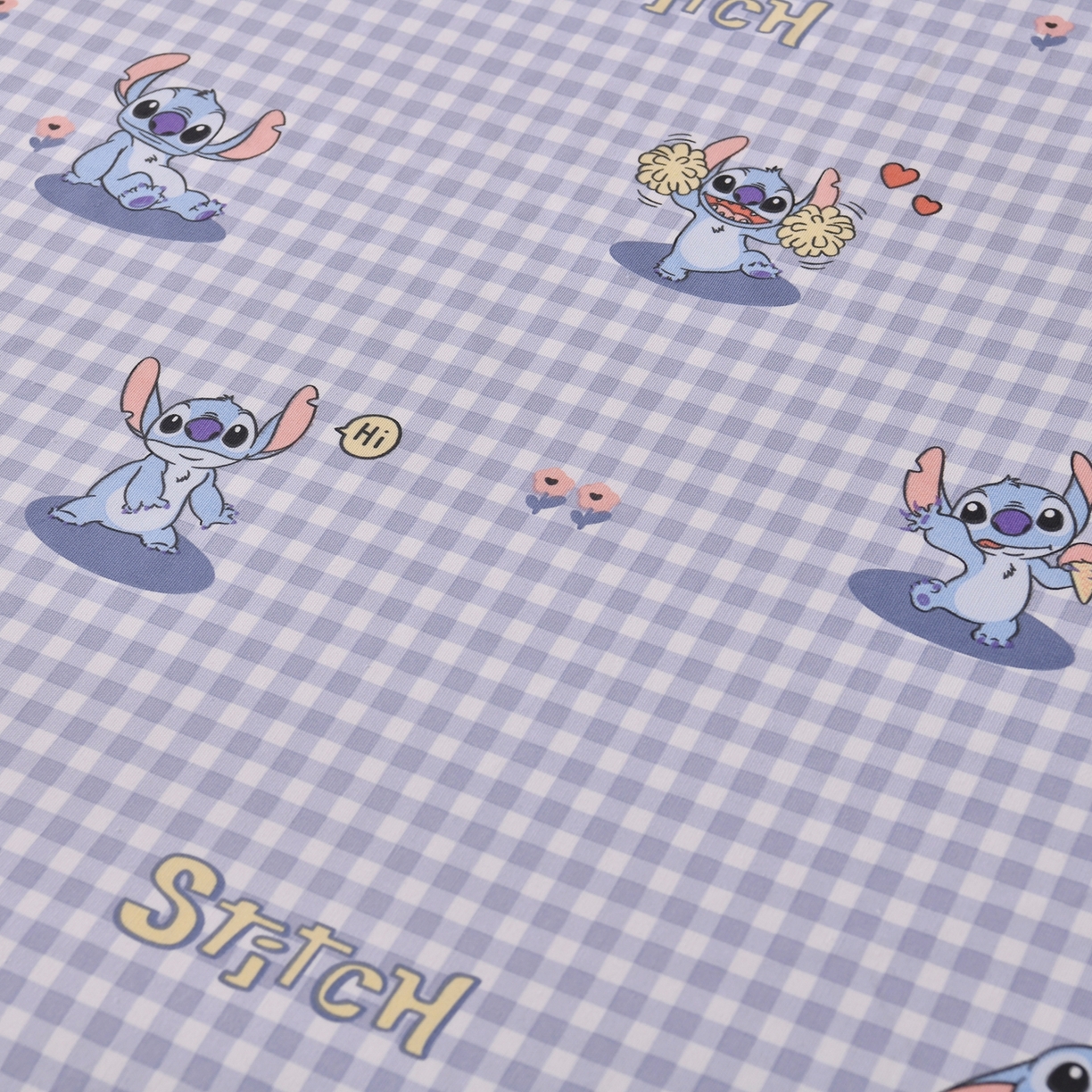 91家纺网 家纺一手货源 找家纺 悠米悠家 2026新款工艺款印花老粗布床笠单品床笠床笠单件凉席席子 格纹史迪日记