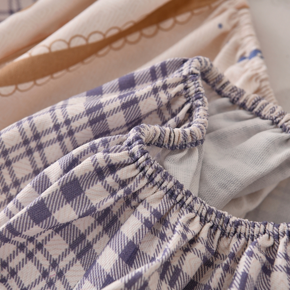 91家纺网 家纺一手货源 找家纺 悠米悠家 2026新款工艺款印花老粗布床笠单品床笠床笠单件凉席席子 熊趣日记