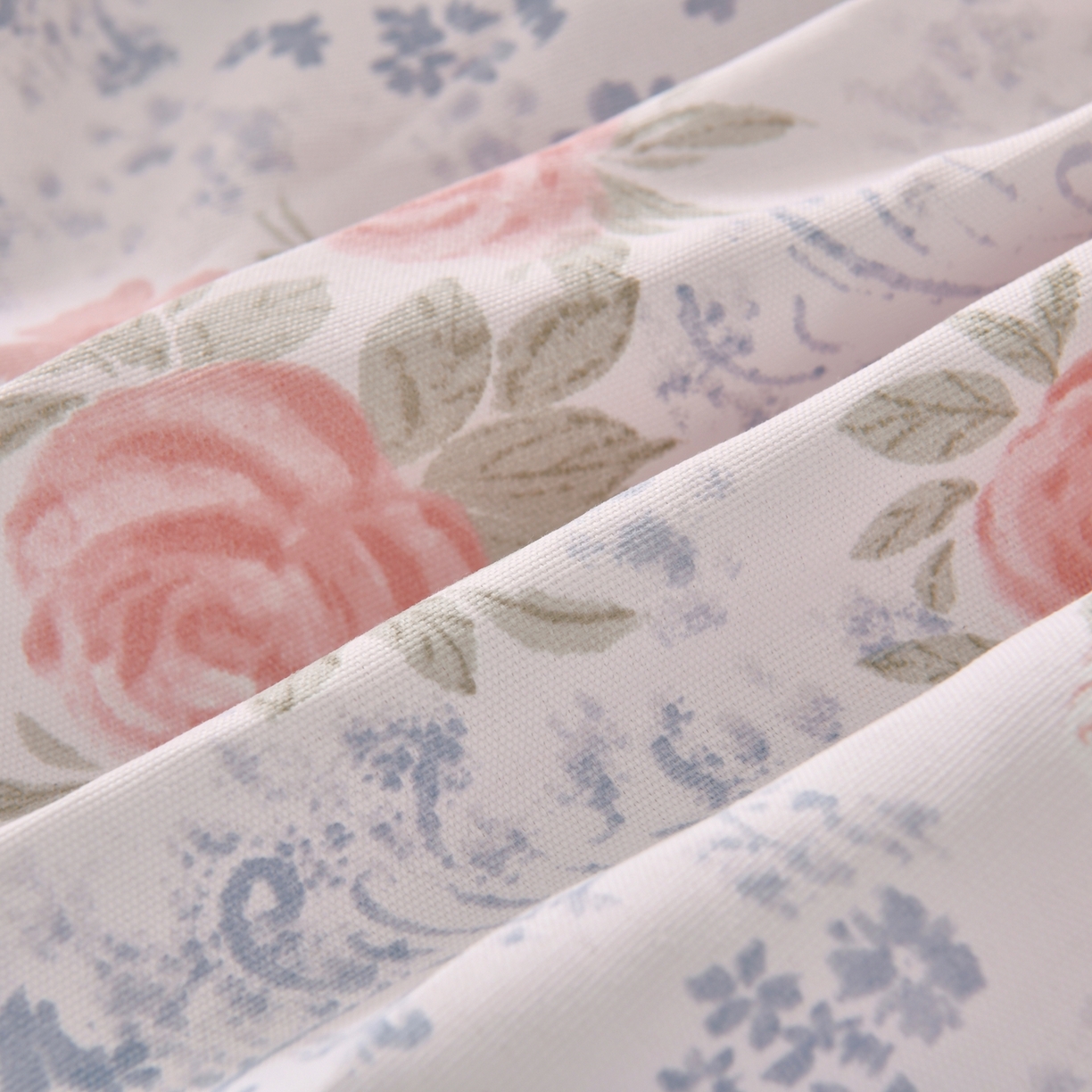 91家纺网 家纺一手货源 找家纺 悠米悠家 2026新款工艺款印花老粗布床笠单品床笠床笠单件凉席席子 烟粉花境织