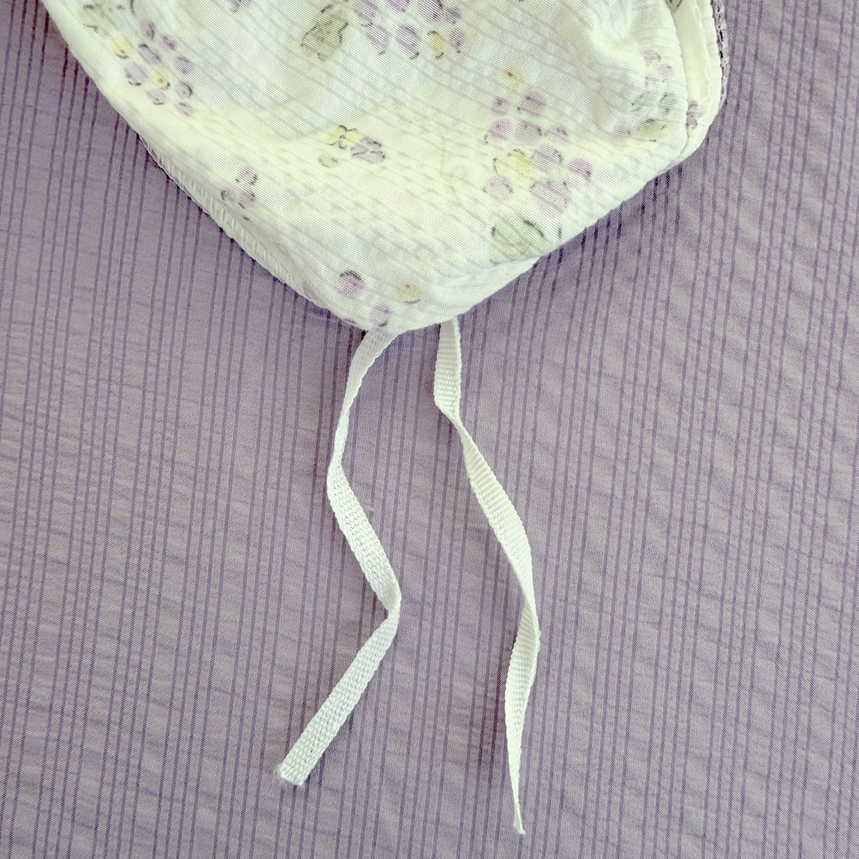 91家纺网 家纺一手货源 找家纺 悠米悠家 2026春夏新款高克重A类泡芙纱泡泡皱皱纱四件套 葡园晨曦-床单款