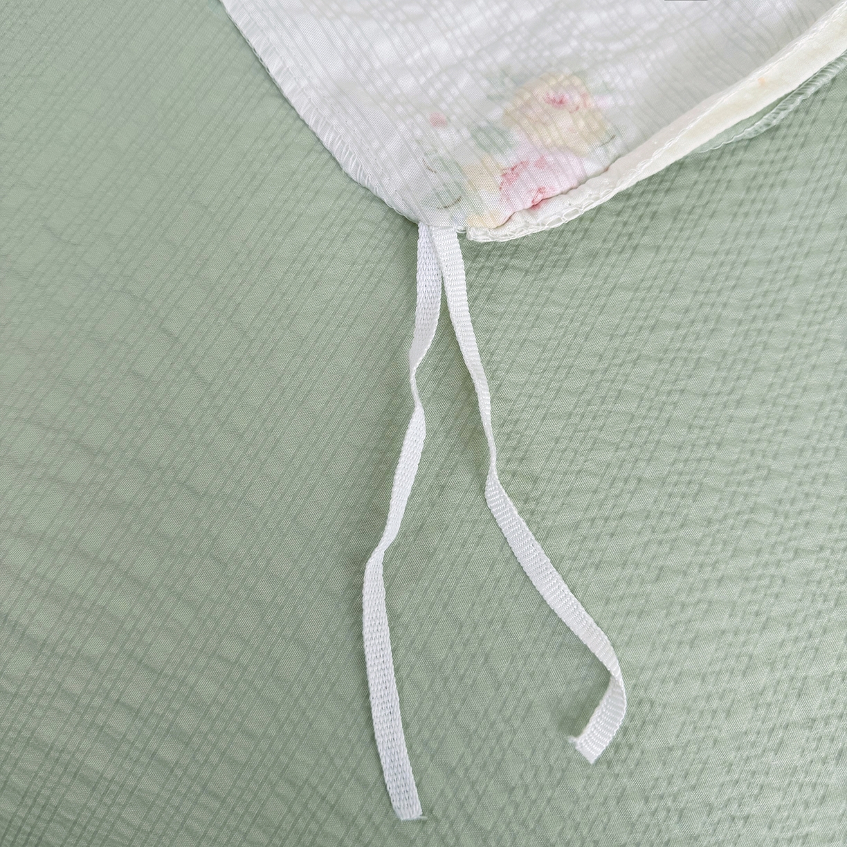 91家纺网 家纺一手货源 找家纺 悠米悠家 2026春夏新款高克重A类泡芙纱泡泡皱皱纱四件套 森林读书会-床单款