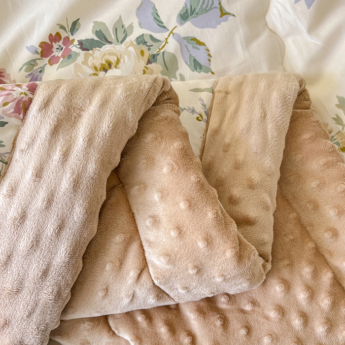 91家纺网 家纺一手货源 找家纺 （总）梦依依 2026新款A类全棉豆豆绒大豆被冬被春秋被豆豆被子被芯