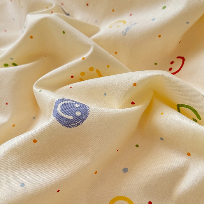 91家纺网 家纺一手货源 找家纺 梦依依 2026新款柔软舒适A类全棉豆豆被夏被春秋被子被芯 多彩笑脸