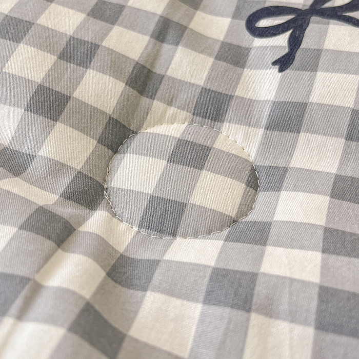 91家纺网 家纺一手货源 找家纺 梦依依 2026新款柔软舒适A类全棉豆豆被夏被春秋被子被芯 蝴蝶结灰