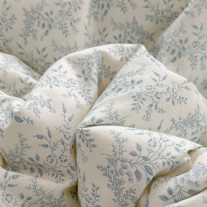 91家纺网 家纺一手货源 找家纺 梦依依 2026新款柔软舒适A类全棉豆豆被夏被春秋被子被芯 瑞莎-蓝