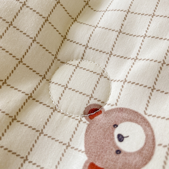 91家纺网 家纺一手货源 找家纺 梦依依 2026新款柔软舒适A类全棉豆豆被夏被春秋被子被芯 熊仔