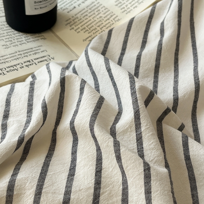 91家纺网 家纺一手货源 找家纺 梦依依 2026新款A类全棉色织水洗棉纯棉格子钮扣款四件套学生宿舍三件套 黑苏条