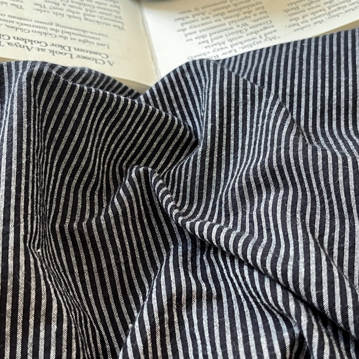 91家纺网 家纺一手货源 找家纺 梦依依 2026新款A类全棉色织水洗棉纯棉格子钮扣款四件套学生宿舍三件套 黑细条