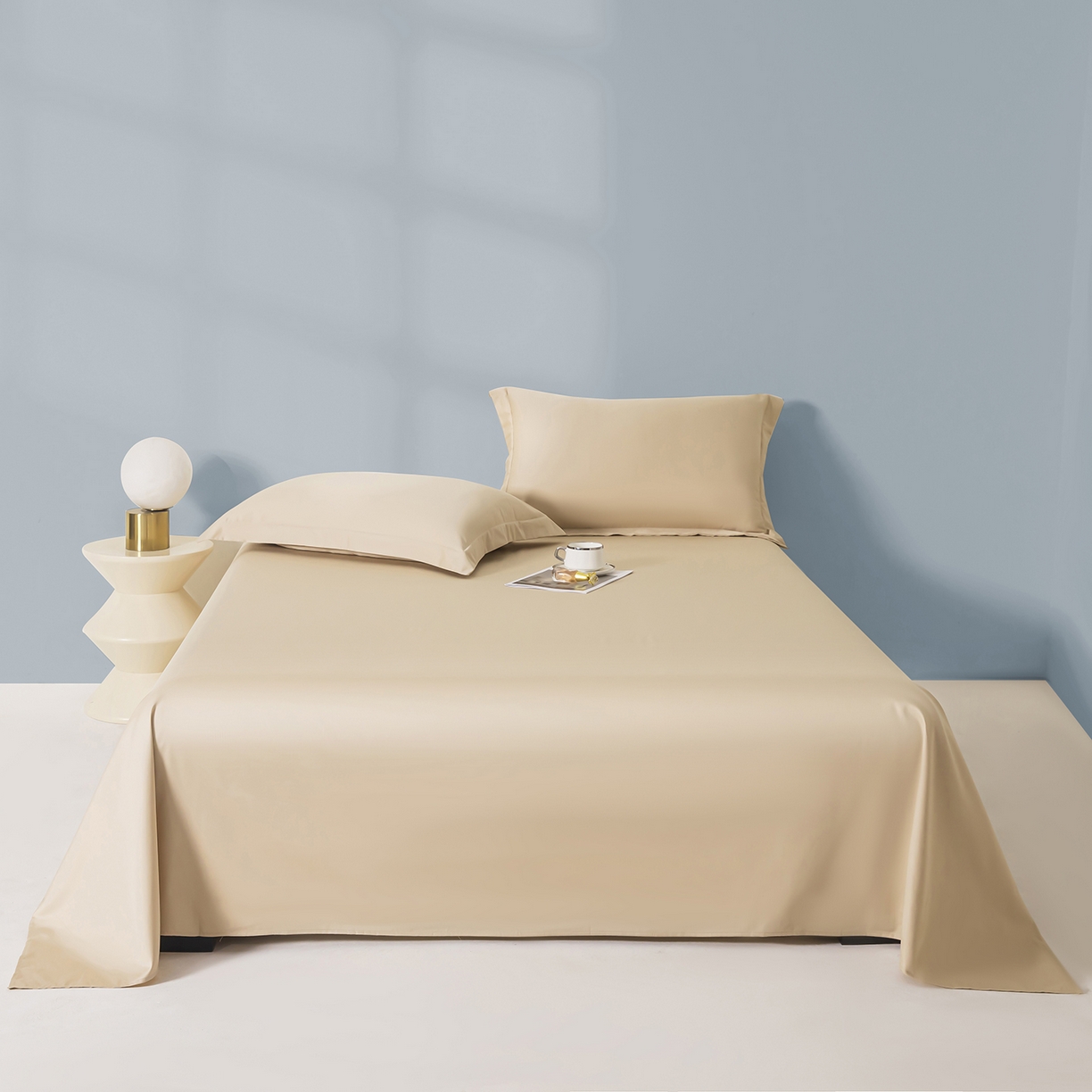 91家纺网 家纺一手货源 找家纺 （总）佑金甜 2026新款A类60支新疆长绒棉纯棉床单系列单品床单床单单件