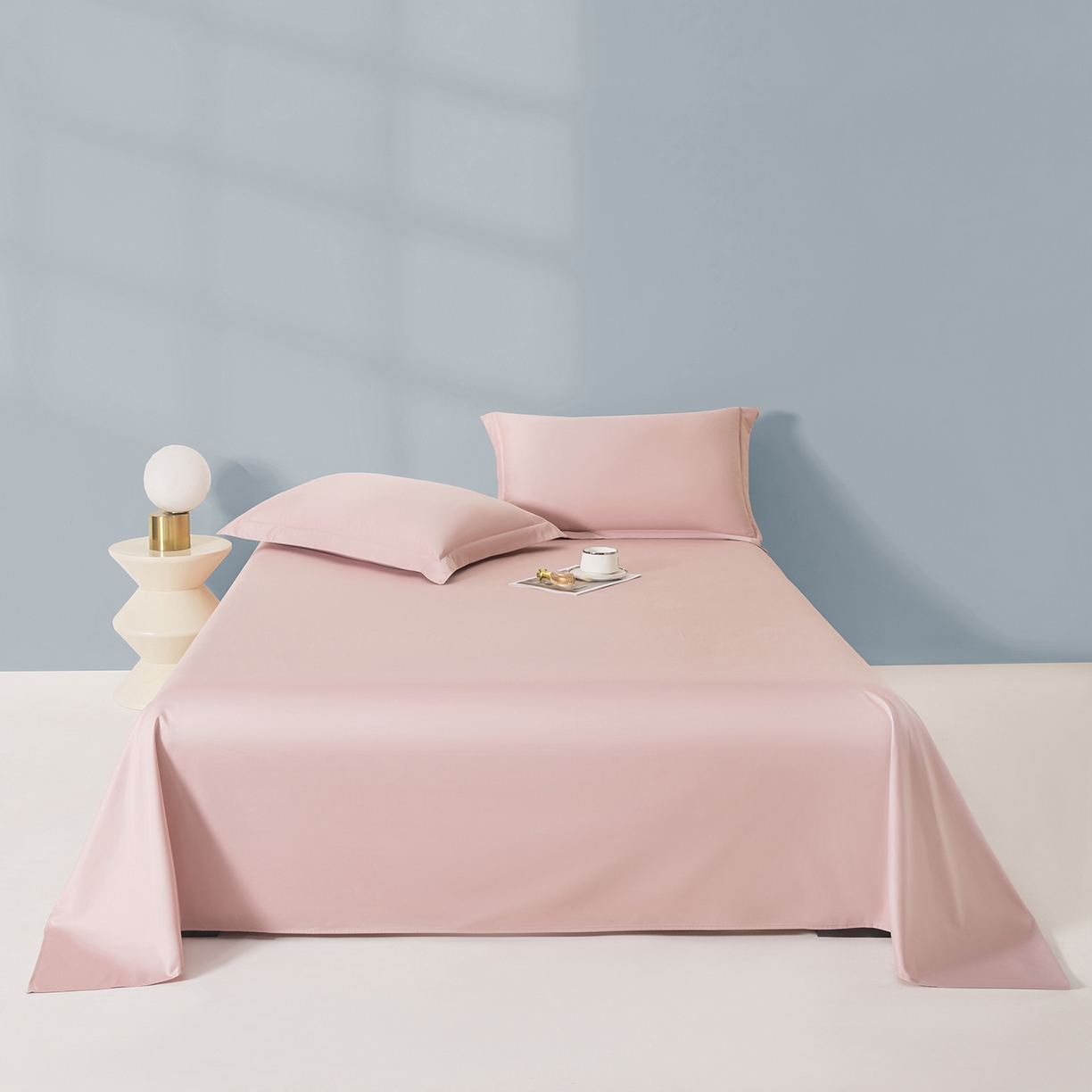 91家纺网 家纺一手货源 找家纺 （总）佑金甜 2026新款A类60支新疆长绒棉纯棉床单系列单品床单床单单件