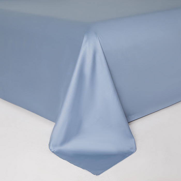 91家纺网 家纺一手货源 找家纺 佑金甜 2026新款A类60支新疆长绒棉纯棉床单系列单品床单床单单件 宝石蓝