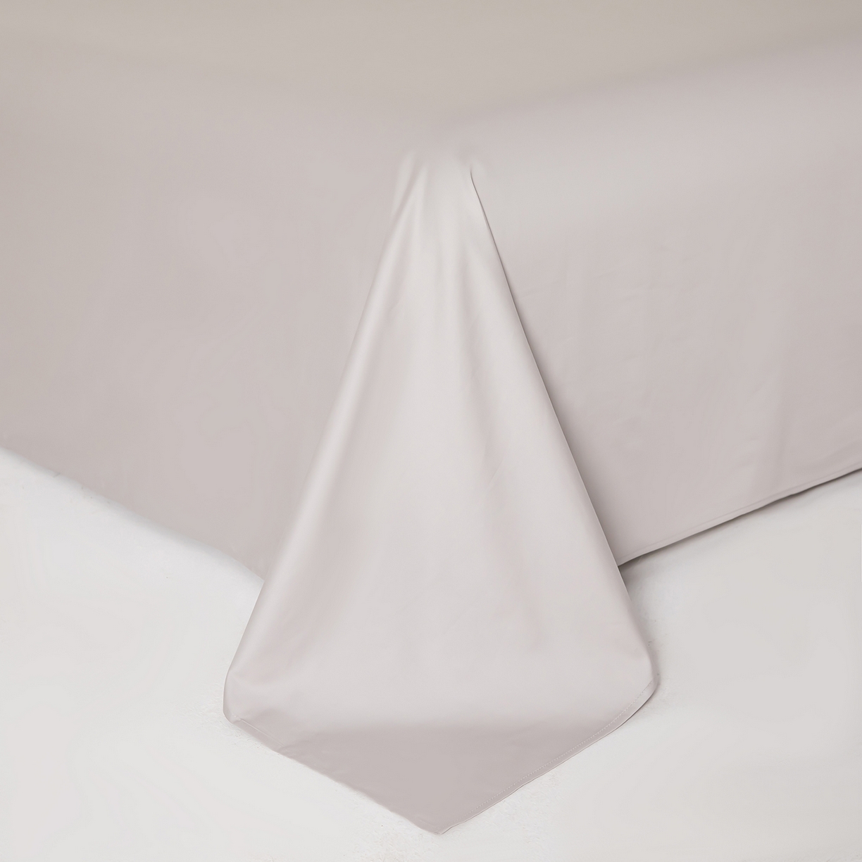 91家纺网 家纺一手货源 找家纺 佑金甜 2026新款A类60支新疆长绒棉纯棉床单系列单品床单床单单件 极致灰