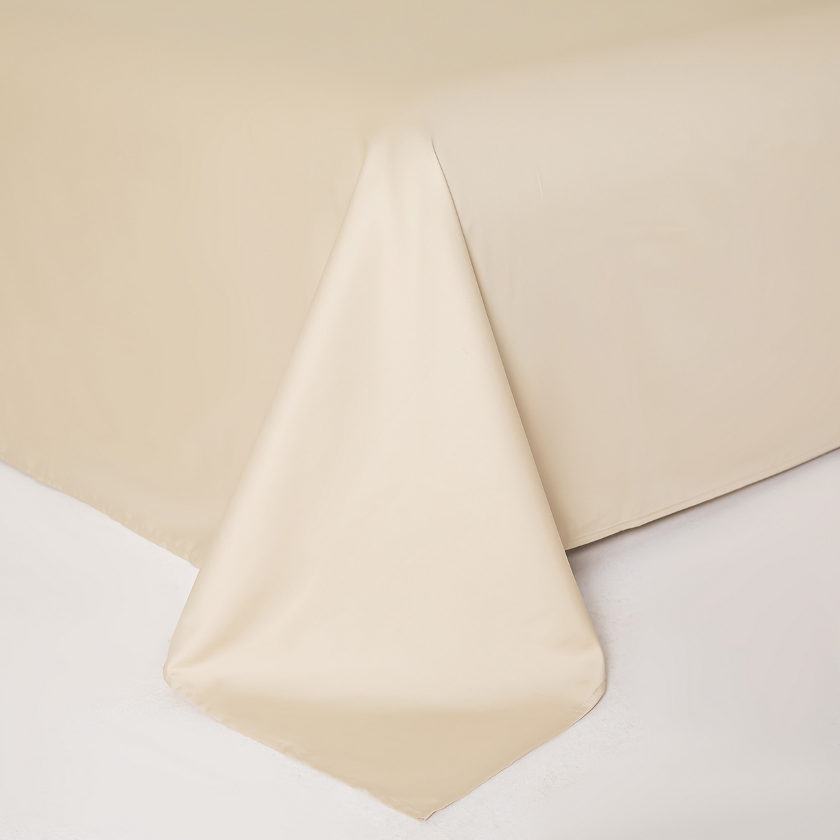 91家纺网 家纺一手货源 找家纺 佑金甜 2026新款A类60支新疆长绒棉纯棉床单系列单品床单床单单件 珍珠白