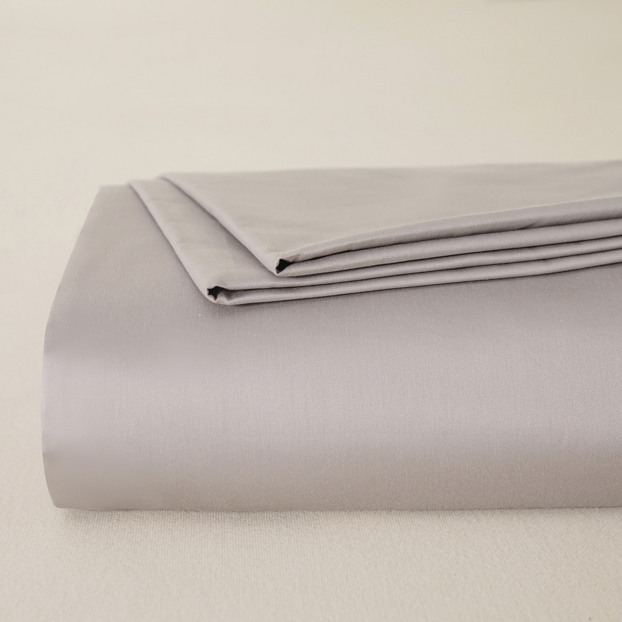 91家纺网 家纺一手货源 找家纺 佑金甜 2026新款A类60支新疆长绒棉纯棉床单系列单品床单床单单件 极致灰