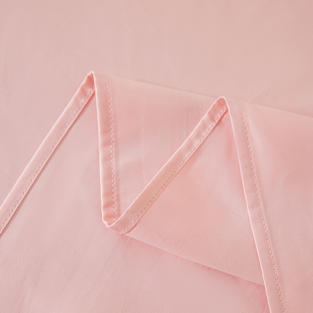 91家纺网 家纺一手货源 找家纺 佑金甜 2026新款A类60支新疆长绒棉纯棉床单系列单品床单床单单件 落樱粉