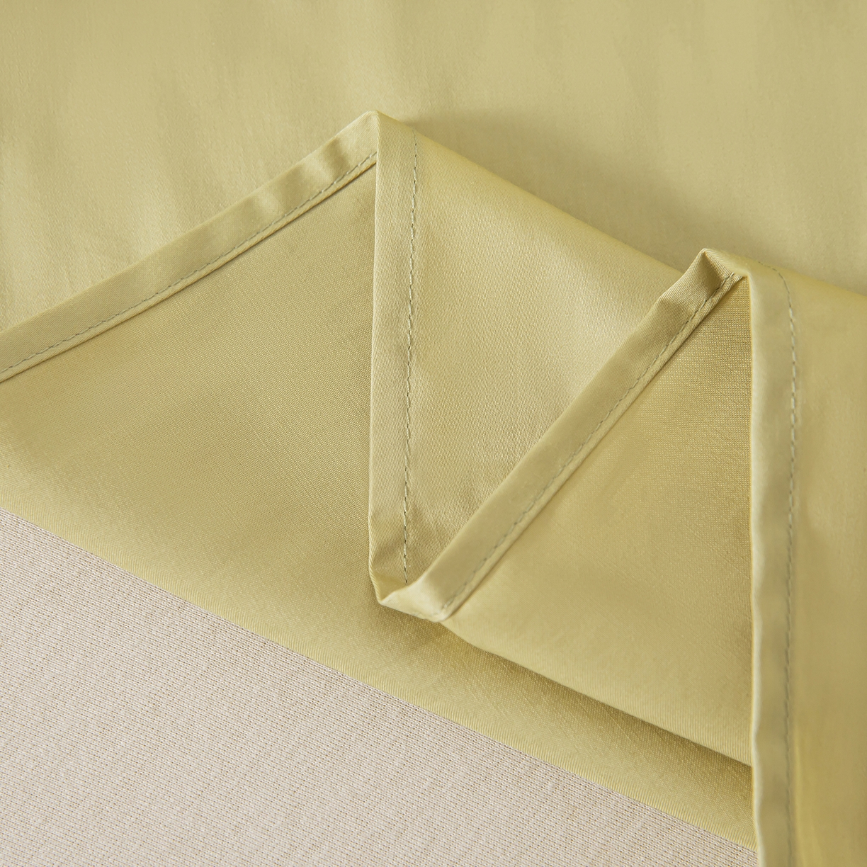 91家纺网 家纺一手货源 找家纺 佑金甜 2026新款A类60支新疆长绒棉纯棉床单系列单品床单床单单件 拿坡里黄