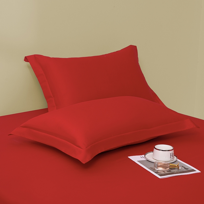 91家纺网 家纺一手货源 找家纺 佑金甜 2026新款A类60支新疆长绒棉纯棉床笠系列单品床笠床笠单件 朱砂红