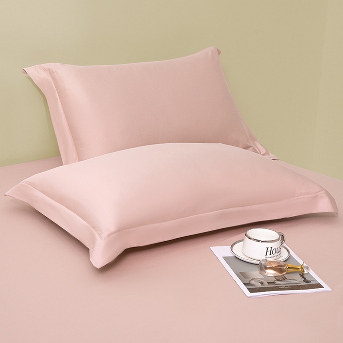 91家纺网 家纺一手货源 找家纺 佑金甜 2026新款A类60支新疆长绒棉纯棉床笠系列单品床笠床笠单件 杏花粉