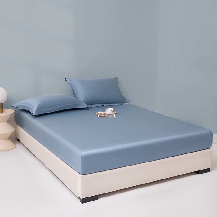 91家纺网 家纺一手货源 找家纺 佑金甜 2026新款A类60支新疆长绒棉纯棉床笠系列单品床笠床笠单件 宝石蓝