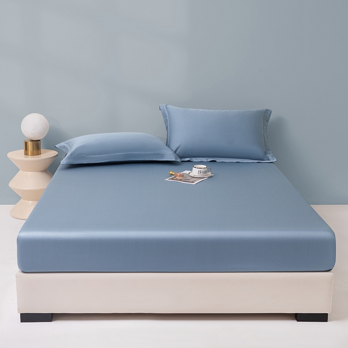 91家纺网 家纺一手货源 找家纺 佑金甜 2026新款A类60支新疆长绒棉纯棉床笠系列单品床笠床笠单件 宝石蓝