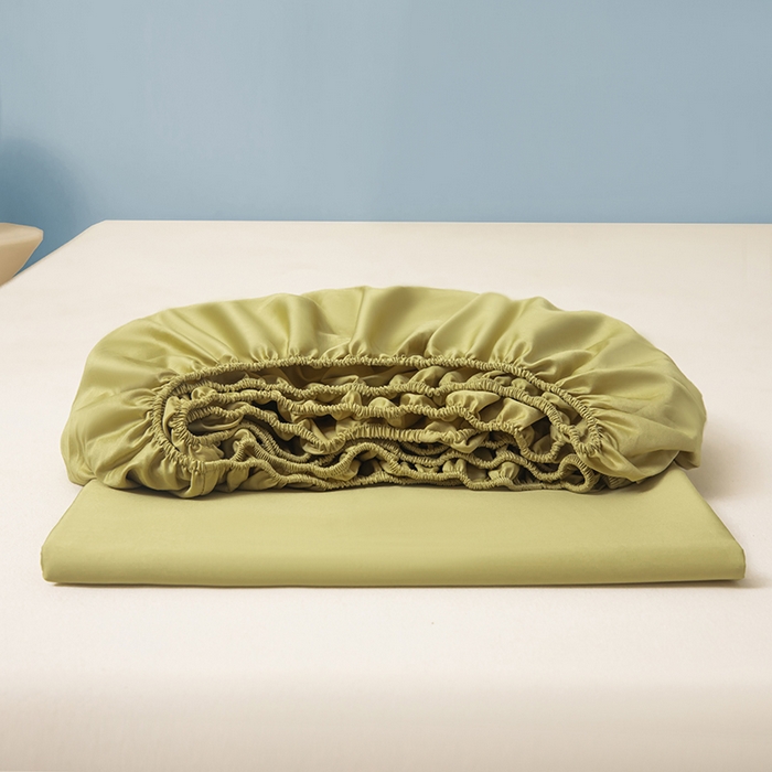 91家纺网 家纺一手货源 找家纺 佑金甜 2026新款A类60支新疆长绒棉纯棉床笠系列单品床笠床笠单件 拿坡里黄