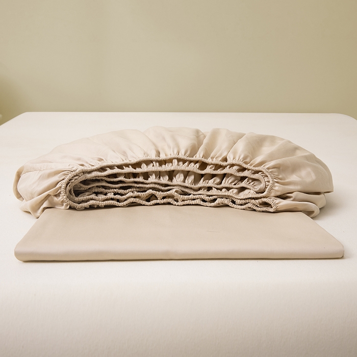 91家纺网 家纺一手货源 找家纺 佑金甜 2026新款A类60支新疆长绒棉纯棉床笠系列单品床笠床笠单件 珍珠白