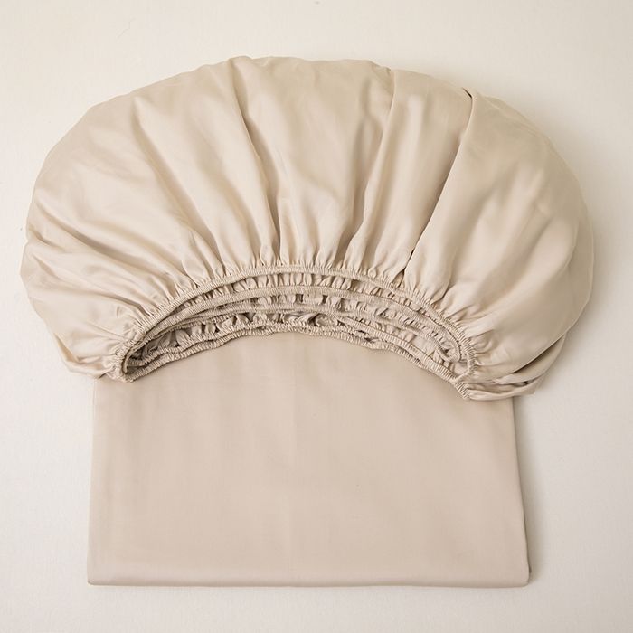 91家纺网 家纺一手货源 找家纺 佑金甜 2026新款A类60支新疆长绒棉纯棉床笠系列单品床笠床笠单件 珍珠白