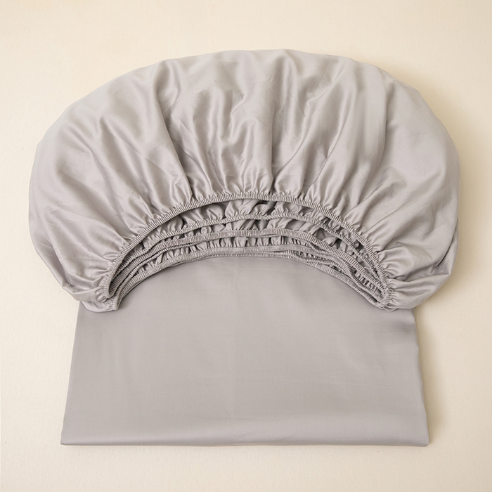 91家纺网 家纺一手货源 找家纺 佑金甜 2026新款A类60支新疆长绒棉纯棉床笠系列单品床笠床笠单件 极致灰