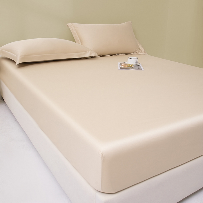 91家纺网 家纺一手货源 找家纺 佑金甜 2026新款A类60支新疆长绒棉纯棉床笠系列单品床笠床笠单件 珍珠白