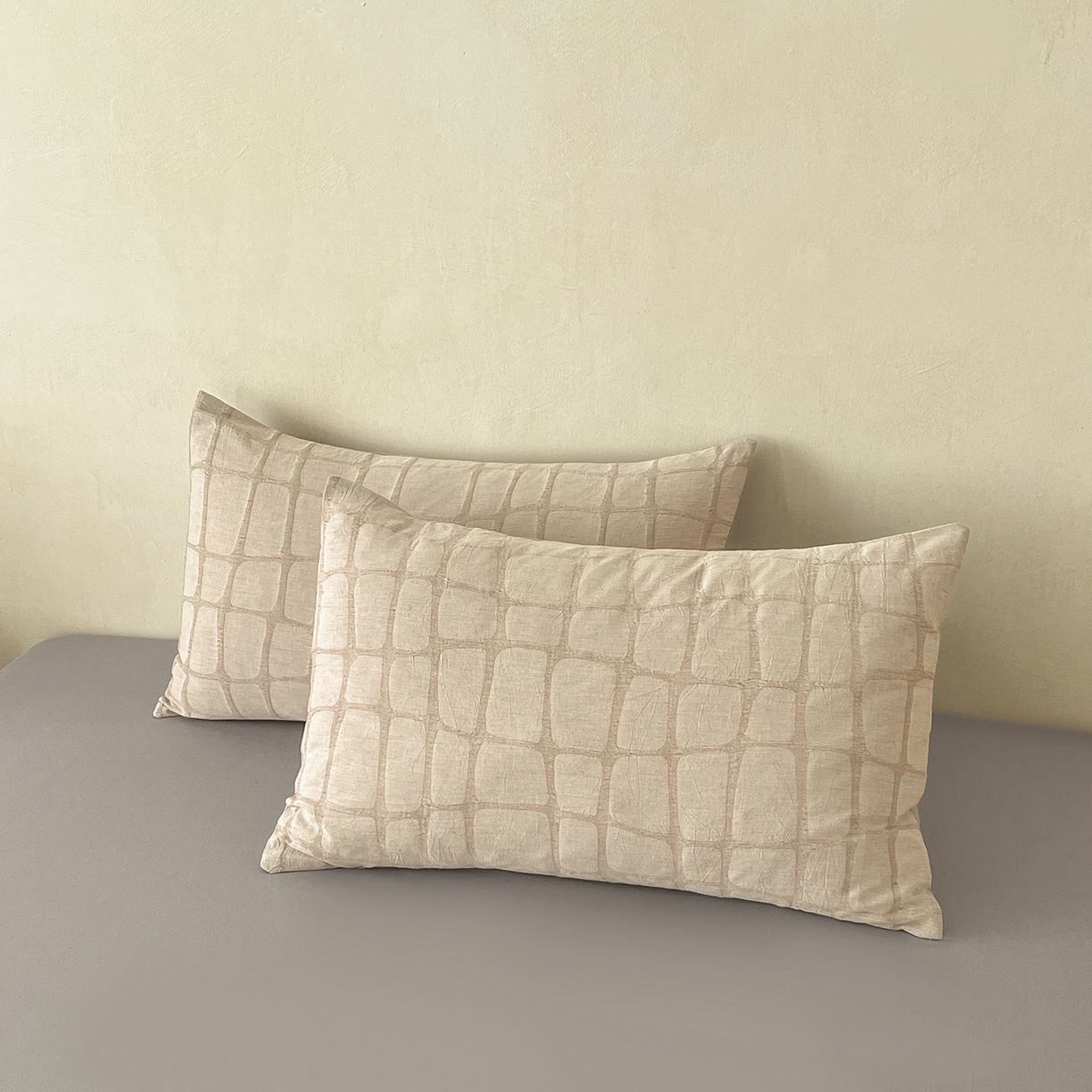 91家纺网 家纺一手货源 找家纺 吾诺家居 2026新款全棉纯棉大提花新疆棉花夏被夏凉被空调被四件套-石纹 石纹-卡其