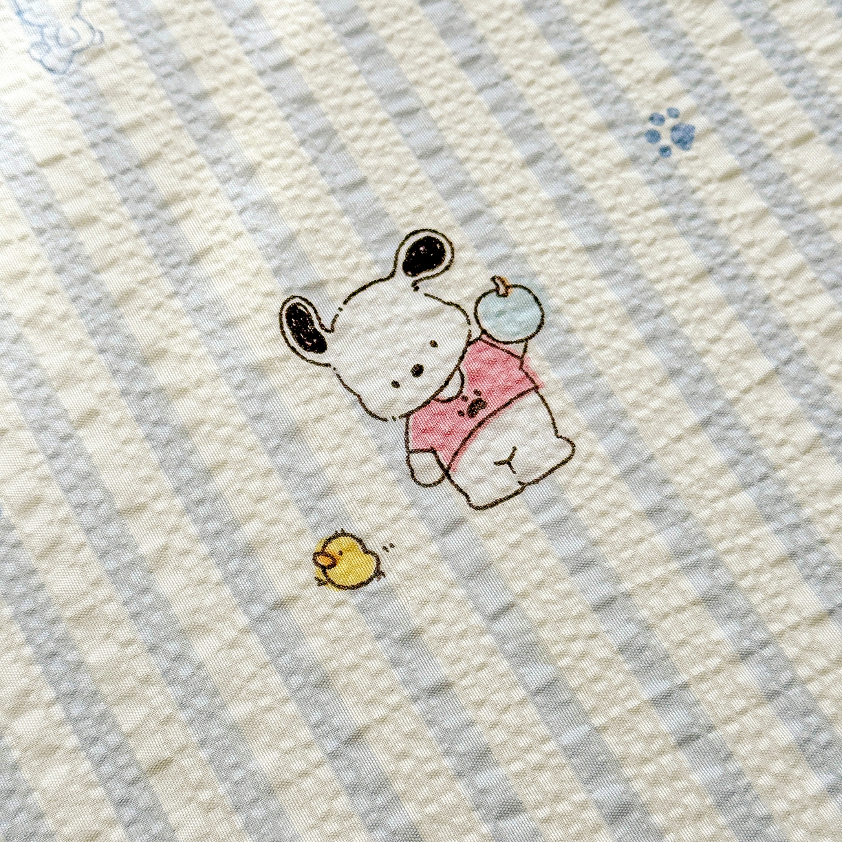 91家纺网 家纺一手货源 找家纺 N先生+V 13814689556 发大图/买家秀 2026春夏新款软糯糯泡芙纱单床笠 床笠单件 欢乐帕恰（床笠）