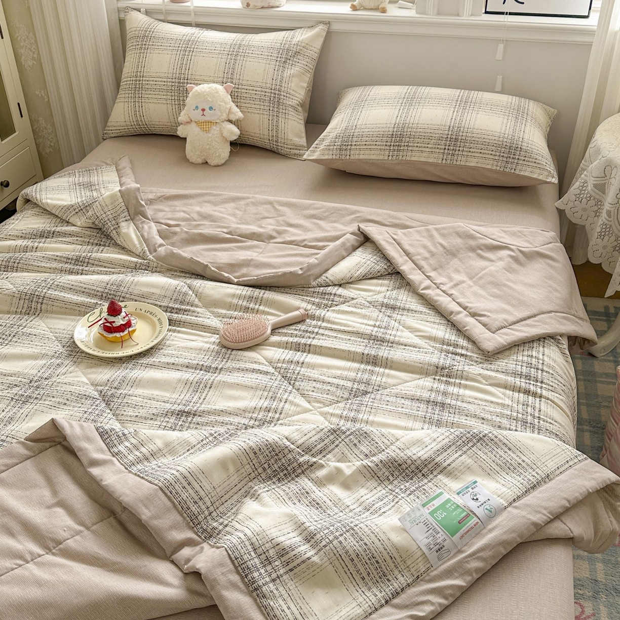 91家纺网 家纺一手货源 找家纺 （总）棉森家纺 2026春夏新款全棉纯棉棉花夏被夏凉被空调被-风格一