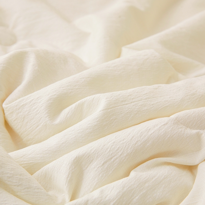 91家纺网 家纺一手货源 找家纺 麦空家居 2026新款木棉皱纱春夏被床盖四件套jelly cheese系列 组合图仅展示