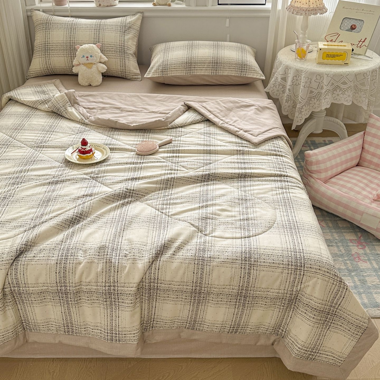 91家纺网 家纺一手货源 找家纺 （总）棉森家纺 2026春夏新款全棉纯棉棉花夏被夏凉被空调被-风格一