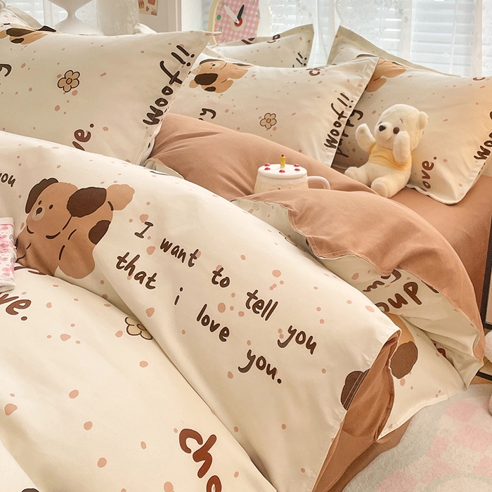 91家纺网 家纺一手货源 找家纺 （总）世爵 2026春夏新款亲肤磨毛印花四件套